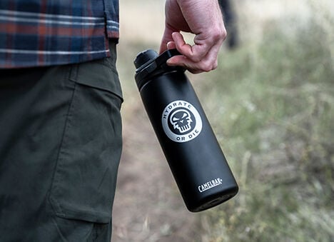 Man drinking from a Chute Mag